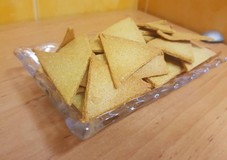 Nachos crujientes de garbanzo