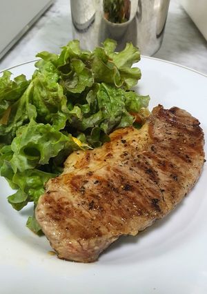 Foto resep 7mins sirloin steak healthy