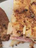 Bondiola de cerdo con papas a la crema