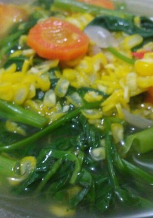 Foto resep Sayur serut jagung kangkung