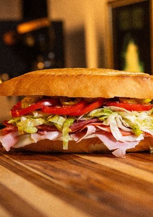 A picture of Italian Hoagie (By an Ex-Jersey Mikes Employee).