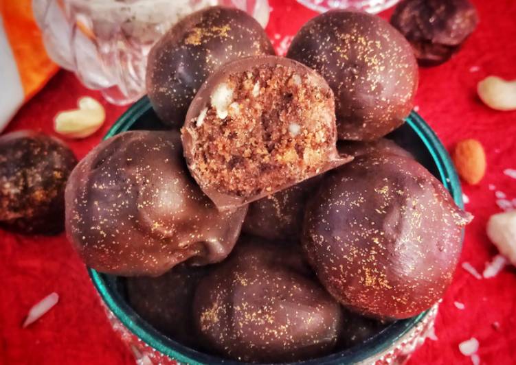 Ragi, Chocolate Choorma Truffles