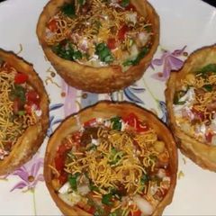 A picture of Katori Chaat.