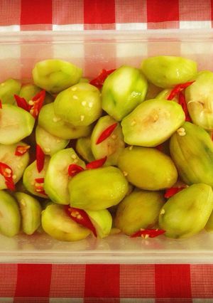 Hình của món Cóc ngâm.