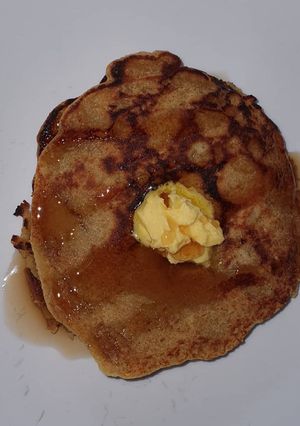 A picture of Healthy Oats Pancakes.