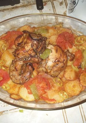 صورة لوصفة بطاطا كوشة مم بنين مم 😋😋😋😋👍