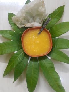 आबयांचा रस आणि कुरडई (ambyacha ras ani kurdai recipe in marathi) रेसिपी चे मुख्य फोटो