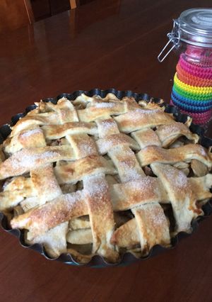 Una foto de Pay de manzana