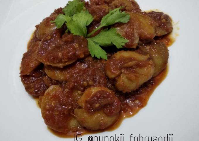 Semur jengkol pedas mantap