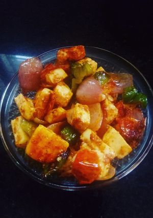 A picture of Honey Chilli Paneer.