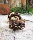 PaleoLét kókuszos csokoládés piskótarolád