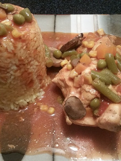 Una foto de Olla de cocción lenta (Crock pot): pechugas rellenas con verduras