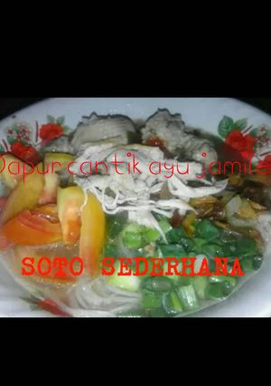 Foto resep Soto sederhana ala qu😊