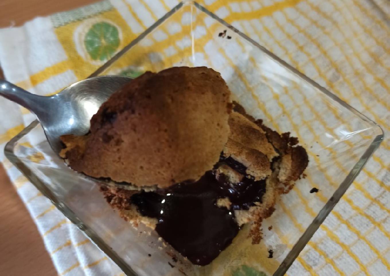 Pastel de chocolate y galleta fit 🤤