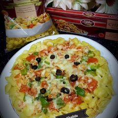 Pasta Pizza A picture of Pasta Pizza.