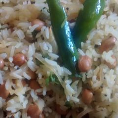 A picture of Lemon rice.