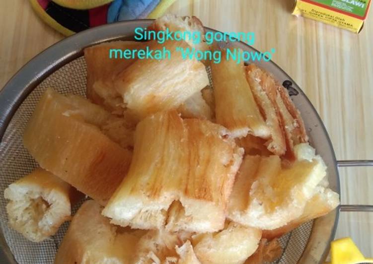 Singkong goreng merekah