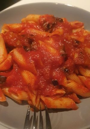 A picture of Pasta alla norma.