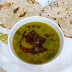 A picture of Green Moong Dal Palak.