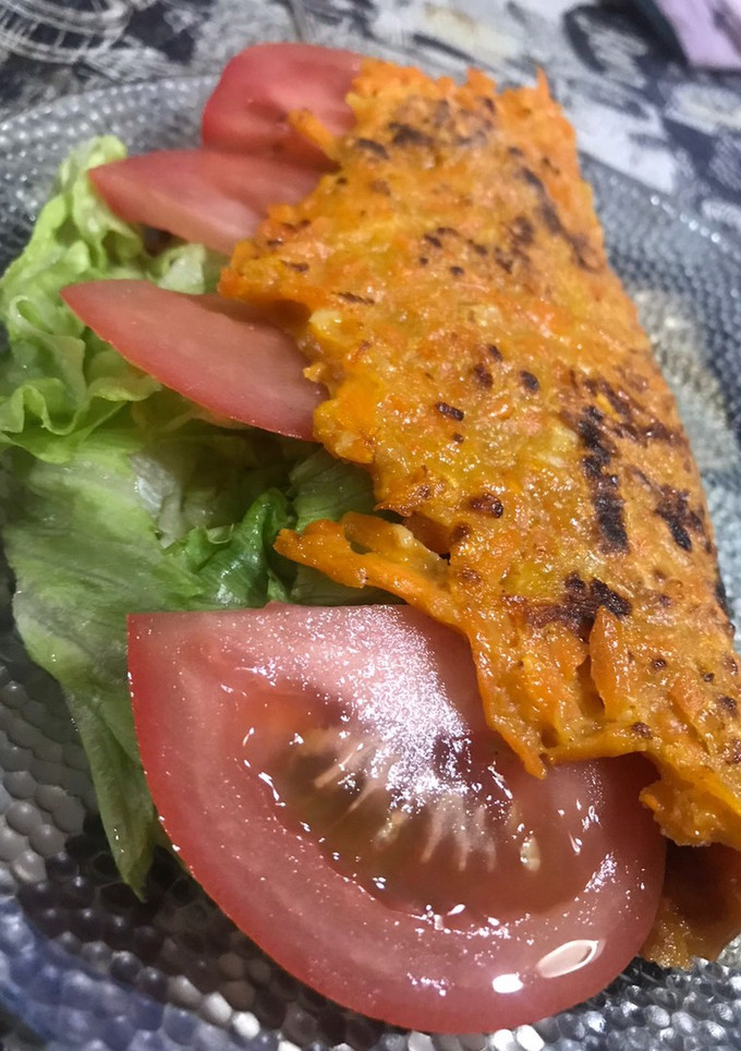 Una foto de Creps de Zanahoria