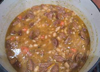 How To Make Recipe White Bean and Sausage Soup Most Delicious