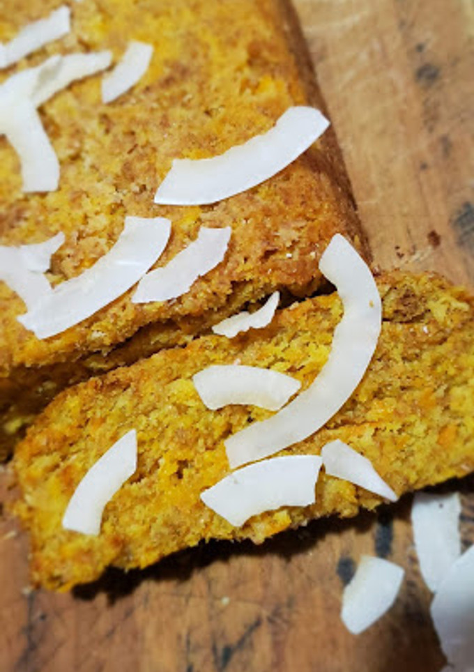 Una foto de (Falsa)  Carrot Cake Vegana