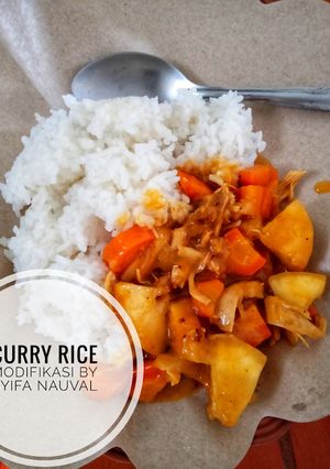 Foto resep 🍛 Nasi Kare/Curry Rice modifikasi bahan lokal Indonesia