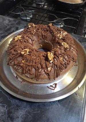 Una foto de Budín de chocolate
