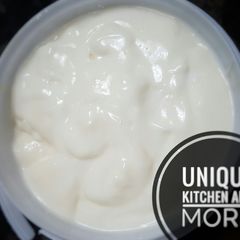 Homemade mayonnaise A picture of Homemade mayonnaise.