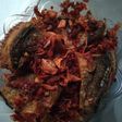 Ikan gabus asin sambal kering