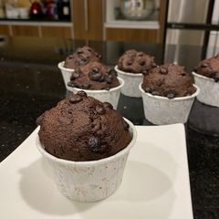 Chocolate cup cake A picture of Chocolate cup cake.