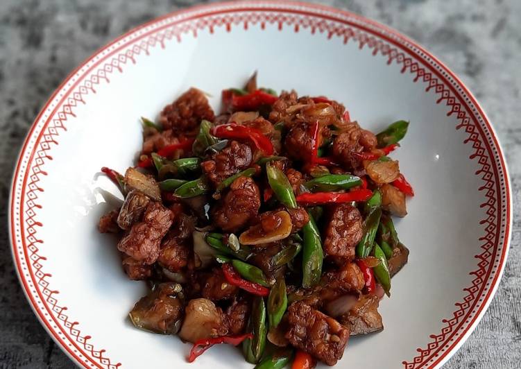 Oseng TBT (Tempe Buncis Terong)