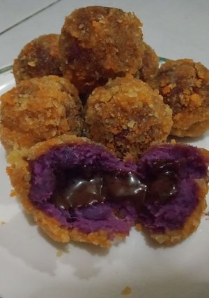 Foto resep Ubi ungu coklat lumer🤤