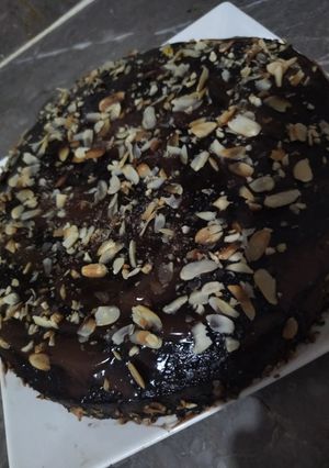 صورة لوصفة كيكة بالشكلاط والقهوة