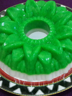 Foto resep Puding Tape Ketan Hijau