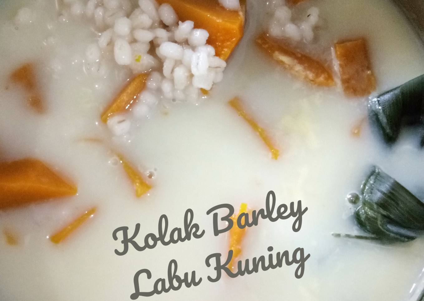 Kolak Barley Labu Kuning