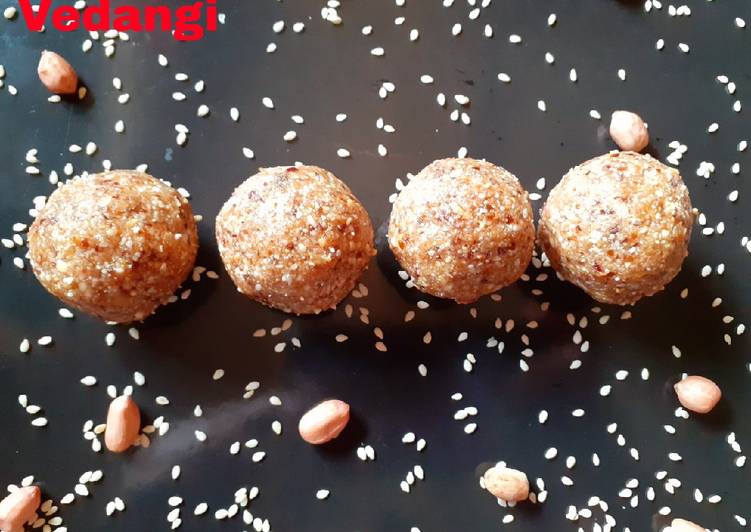 Sesame Peanuts Ladoos (Sugarfree)