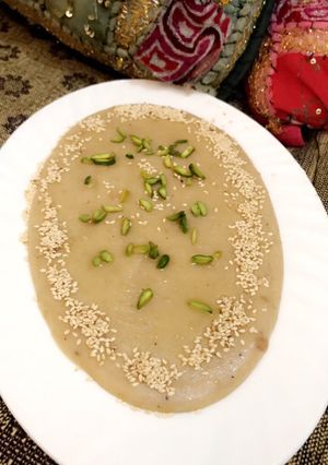 صورة لوصفة عصيدة اللبان
