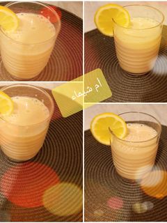 صورة لوصفة عصير الموز والليمون 😋😋