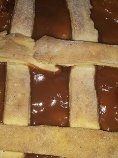 Una foto de Pastafrola dulce de leche
