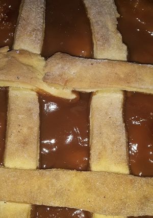 Una foto de Pastafrola dulce de leche