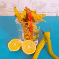 A picture of Mustard seed chilli appetizer.
