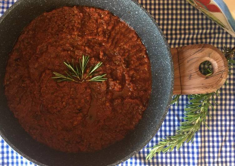 Simple Way to Make Fatto in casa Sugo di carne grigliata fatto con gli avanzi del barbecue 🌷