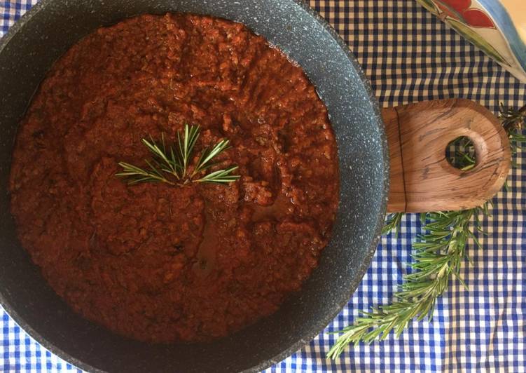 Sugo di carne grigliata fatto con gli avanzi del barbecue 🌷