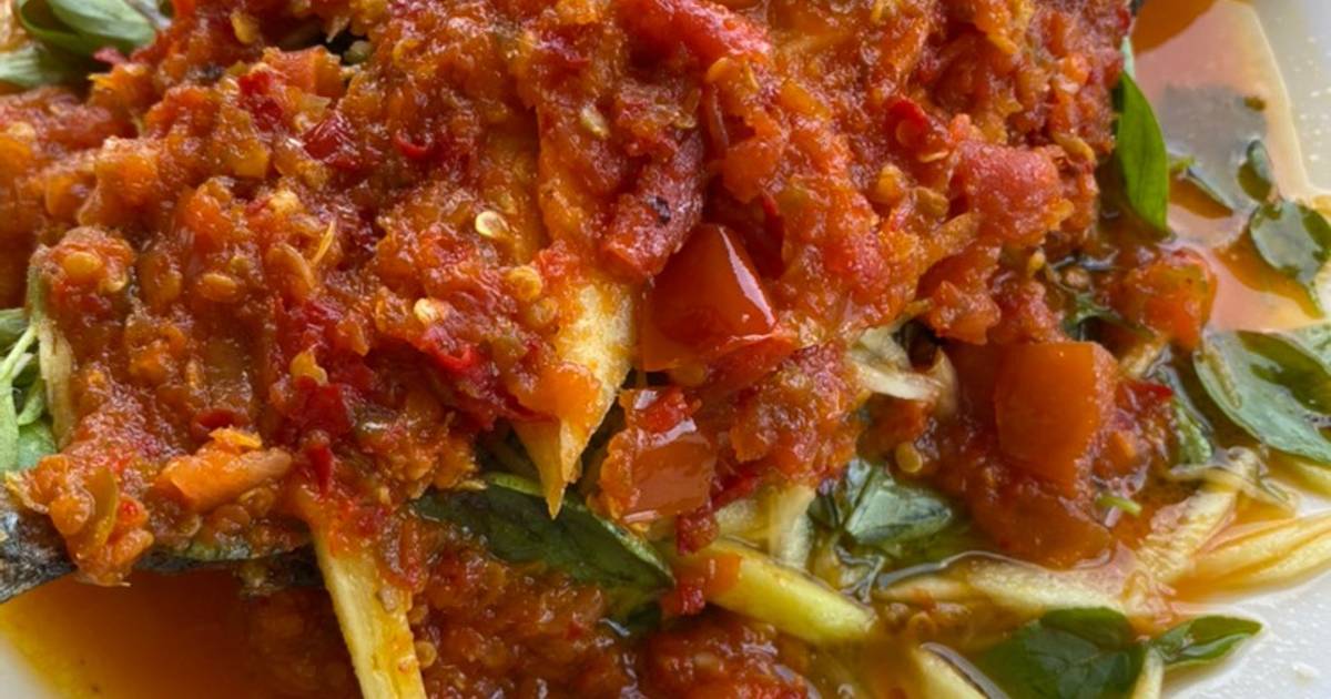 Resep Ikan Layang Sambal Kemangi Enak Dan Mudah Cookpad