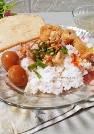 Foto resep Nasi Bakmoy Ayam Dengan Telur Puyuh Kecap