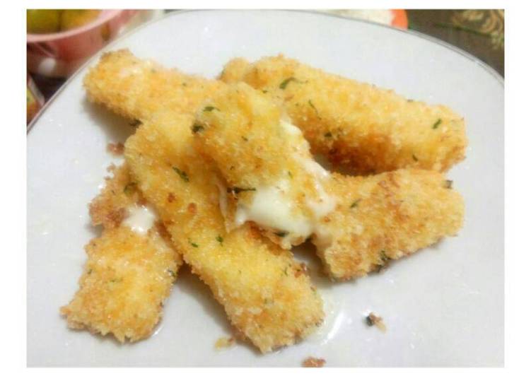 Resep masakan Home made mozarella and mozarella stick | Cara Masak Home made mozarella and mozarella stick Yang Lezat Sekali