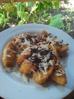 Foto resep Pisang goreng keju meises