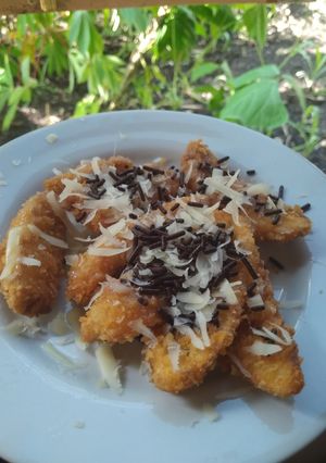 Foto resep Pisang goreng keju meises