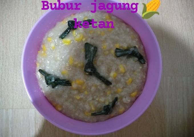 Bubur jagung ketan